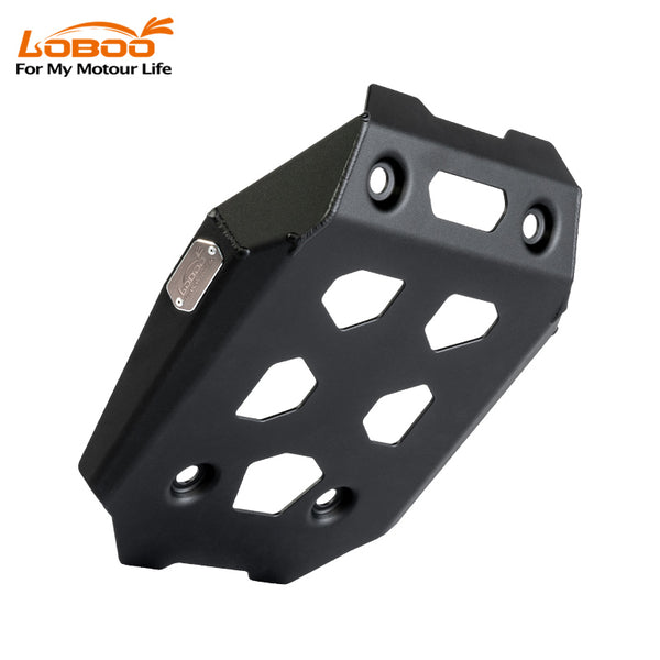 LOBOO Engine Guard for BMW R1300GS / R1300GS Adventure – 4 mm Aluminum Alloy Skid Plate, Anodized Surface, Vibration Damping Design