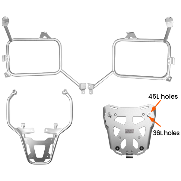 LOBOO Side Racks for BMW F750GS / F850GS  Saddlebag Luggage Support Frame (2018-2023)